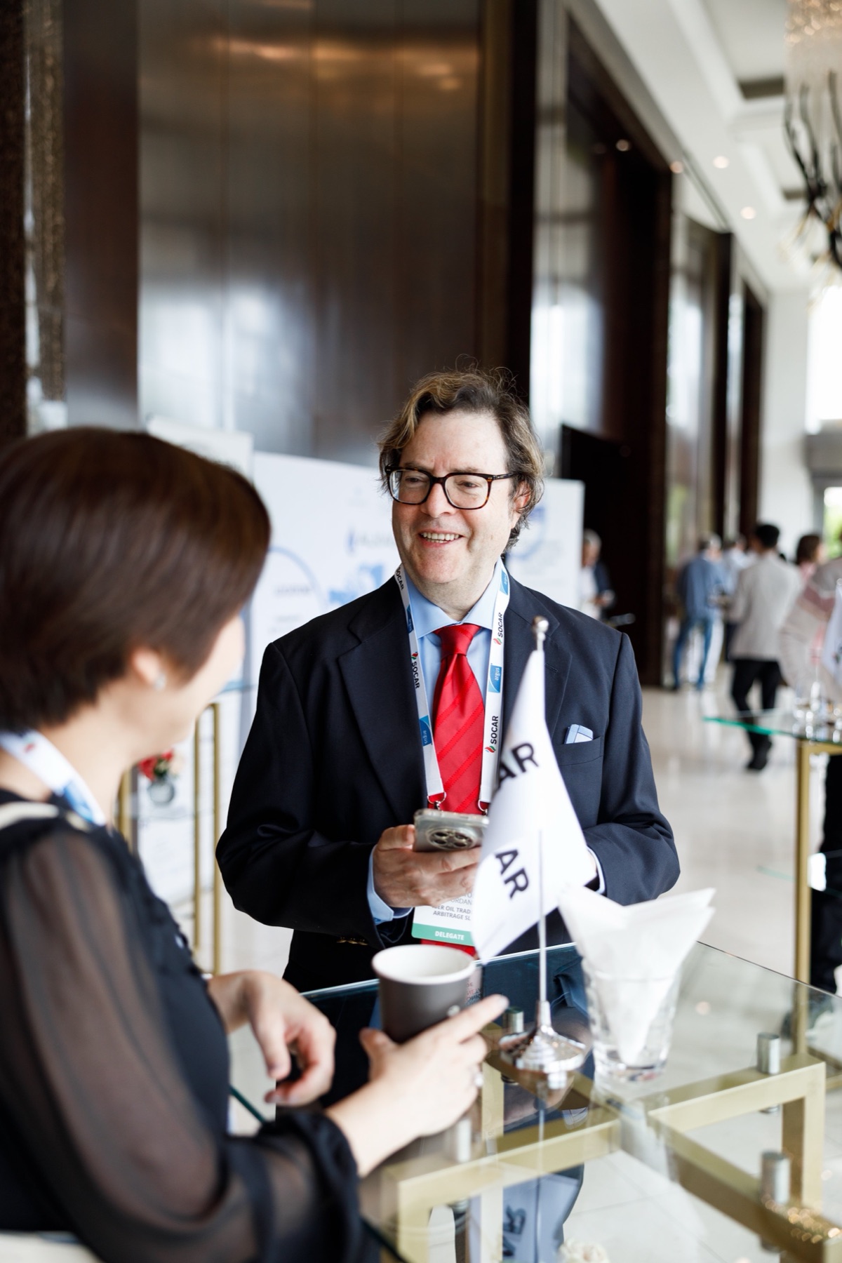 Steven Acosta, Director of IBER OIL TRADE ARBITRAGE S.L., at the conference
